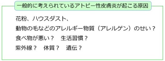 アトピー原因１